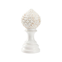 Chelsea House Artichoke Finial - White (Sm)