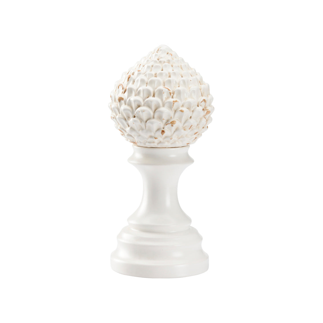 Chelsea House Artichoke Finial - White (Sm)
