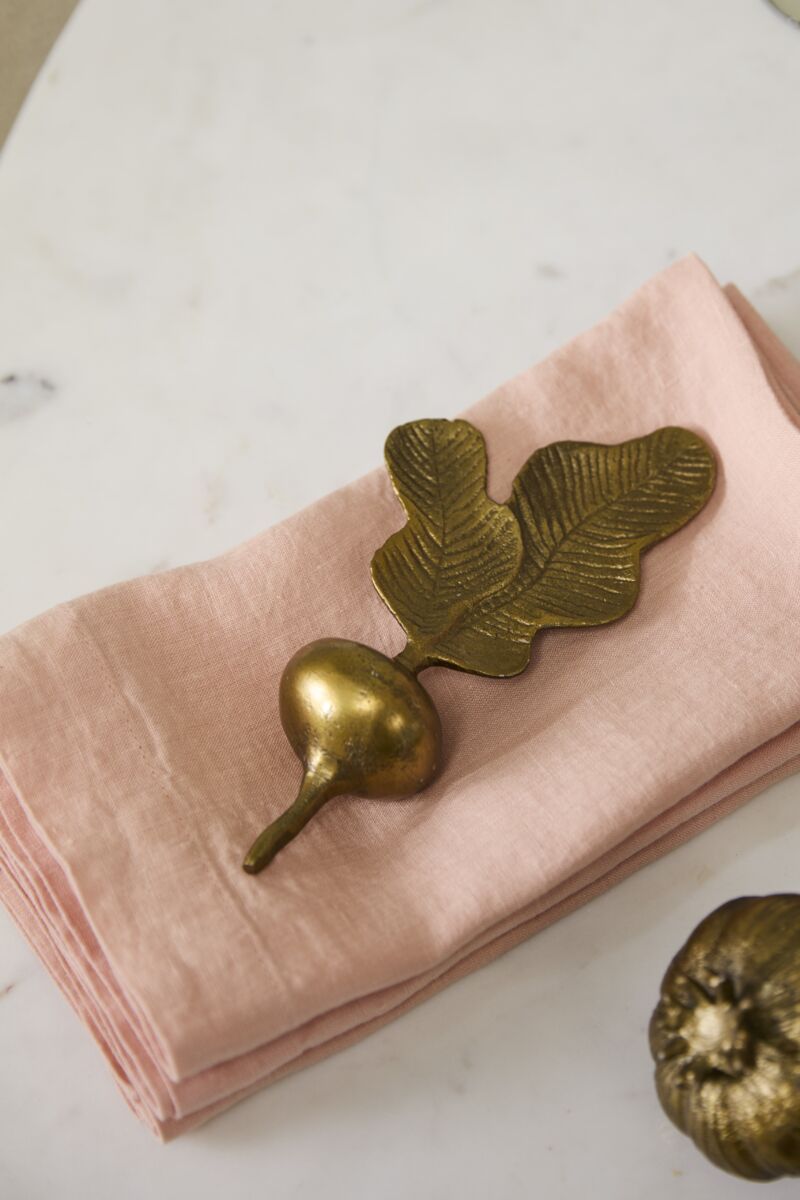Design Shop Gilded Veggies 3.5"x 2"x 8", Set of 4