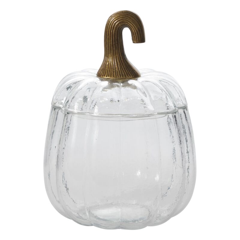 Design Shop Translucent Pumpkin Terrarium 8.75"x 12.75"