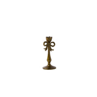 Design Shop Bowtied Candleholder 3"x 6.75", Set of 2
