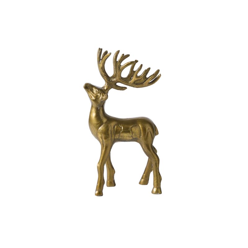 Design Shop Winter Sleigh Deer 8"x 5"x 14"