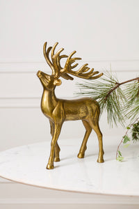 Design Shop Winter Sleigh Deer 12.5"x 7"x 21"