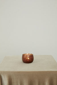 Design Shop Copper Phillipa Votive, 3.25" X 2.25", Set of 4.