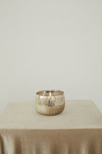 Design Shop Silver Phillipa Votive, 4.5" X 3.5".