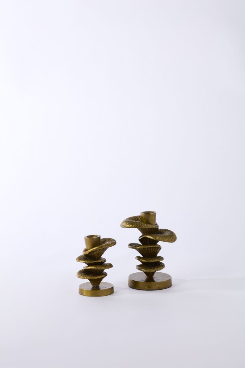Design Shop Moonlight Mushroom Candleholder 4.5"x 4.25"x 5.5"