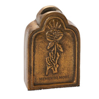 Design Shop Antique-Gold Til Death Budvase, 4" X 6", Set of 2.