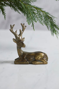 Design Shop Glenwood Deer Figurine 5"x 2.5"x 5.75", Set of 2
