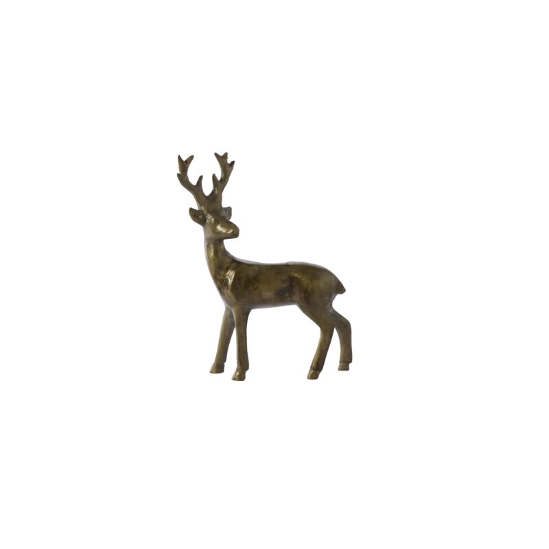 Design Shop Glenwood Deer Figurine 6.5"x 2.25"x 8.75", Set of 2