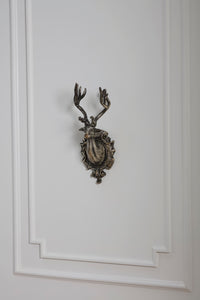 Design Shop Silver Stag Wall Mount 6.5"x 6"x 15.25"