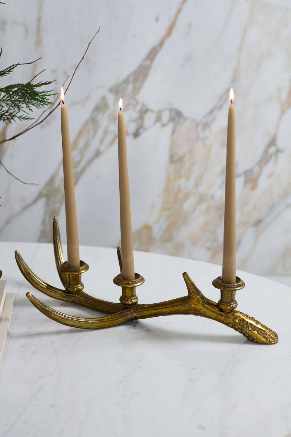 Design Shop Elegant Antler Candleholder 18"x 9"x 5"
