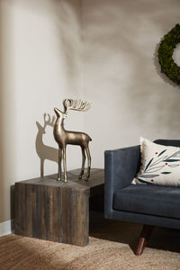 Design Shop Aluminum Reindeer 14.5"x 3.5"x 25"