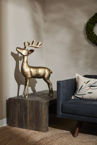 Design Shop Aluminum Reindeer 21.5"x 8"x 33"
