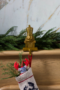 Design Shop Vintage Nutcracker Stocking Holder 4.25"x 3.25"x 9"
