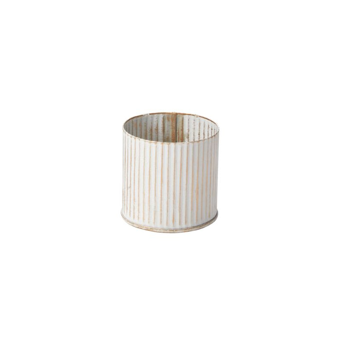 Design Shop Whitewashed Norah Vase 3"x 3", Set of 6