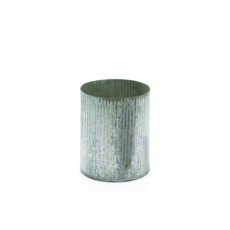 Design Shop Silver Norah Collection Vase, 4.5" X 5.5".