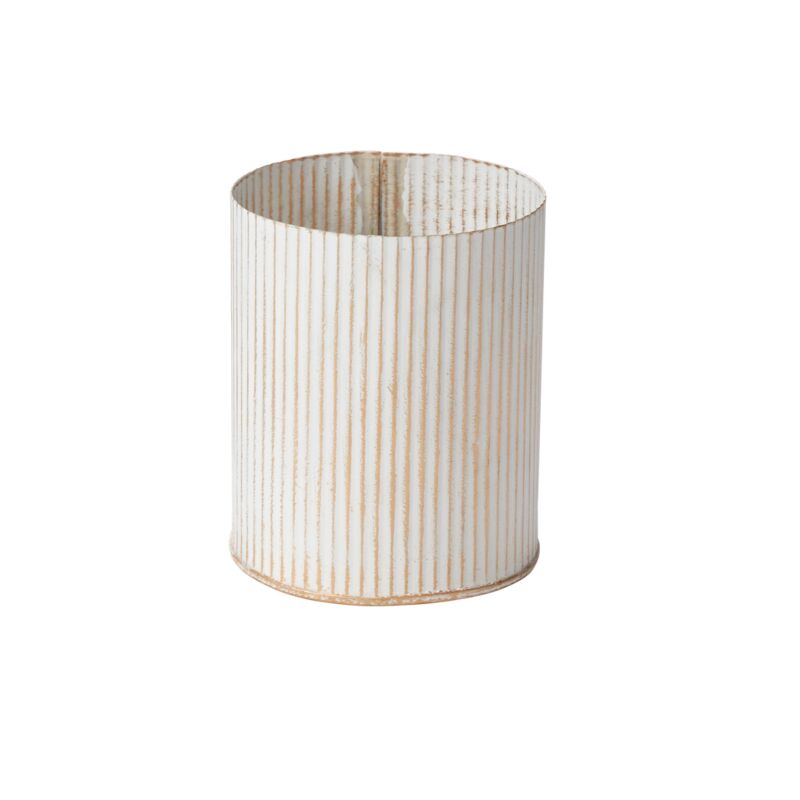 Design Shop Whitewashed Norah Vase 4.5"x 5.5"