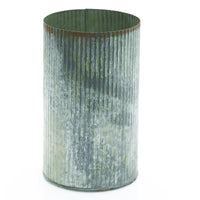 Design Shop Silver Norah Collection Vase, 4.5" X 7.5".