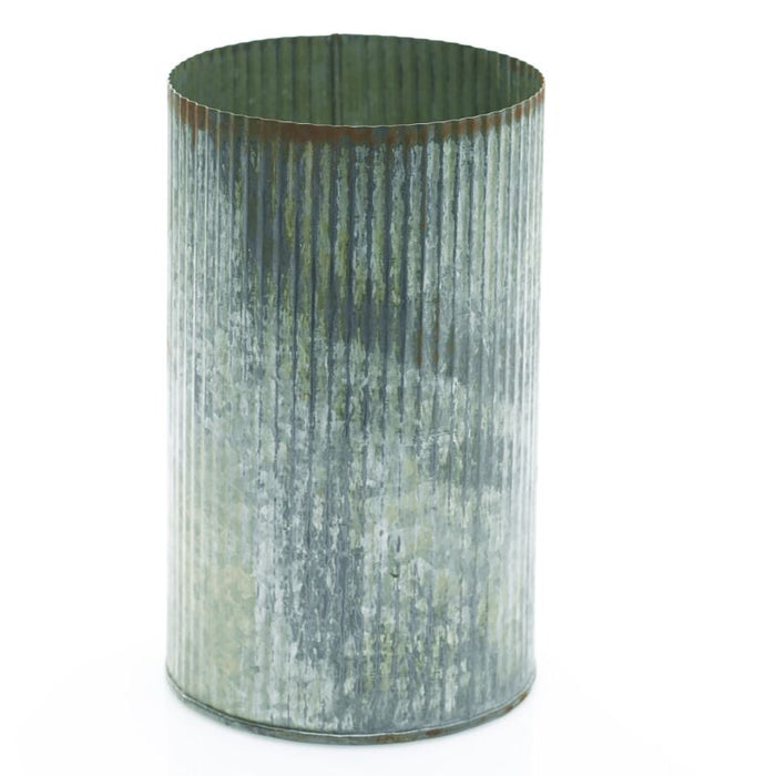 Design Shop Silver Norah Collection Vase, 4.5" X 7.5".