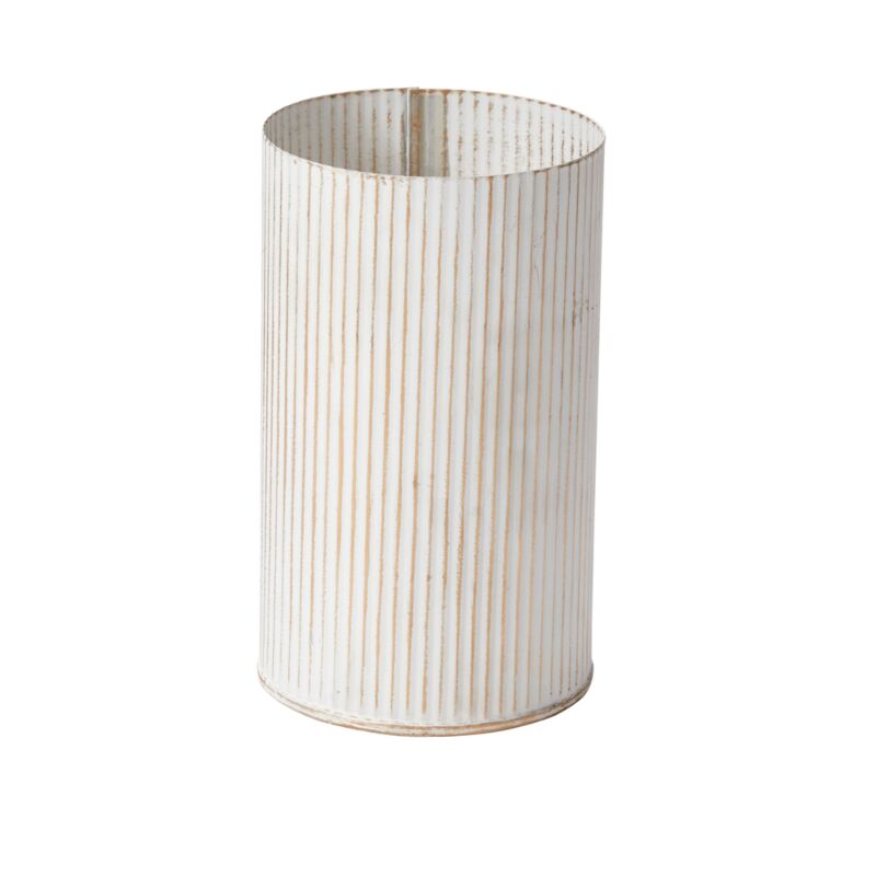 Design Shop Whitewashed Norah Vase 4.5"x 7.5"