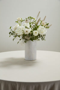 Design Shop Whitewashed Norah Vase 4.5"x 7.5"