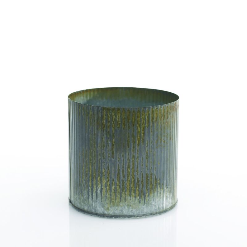 Design Shop Silver Norah Collection Pot, 5" X 5".
