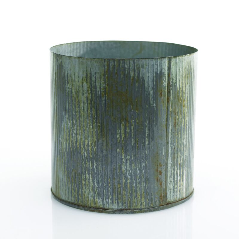 Design Shop Silver Norah Collection Pot, 6.75" X 6.75".