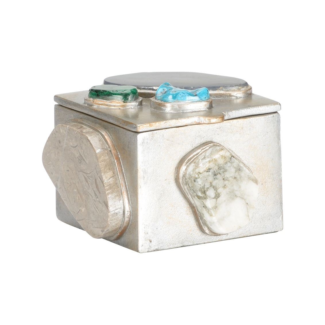 Chelsea House Caribbean Gold Jewelry Box-Square (Lg)