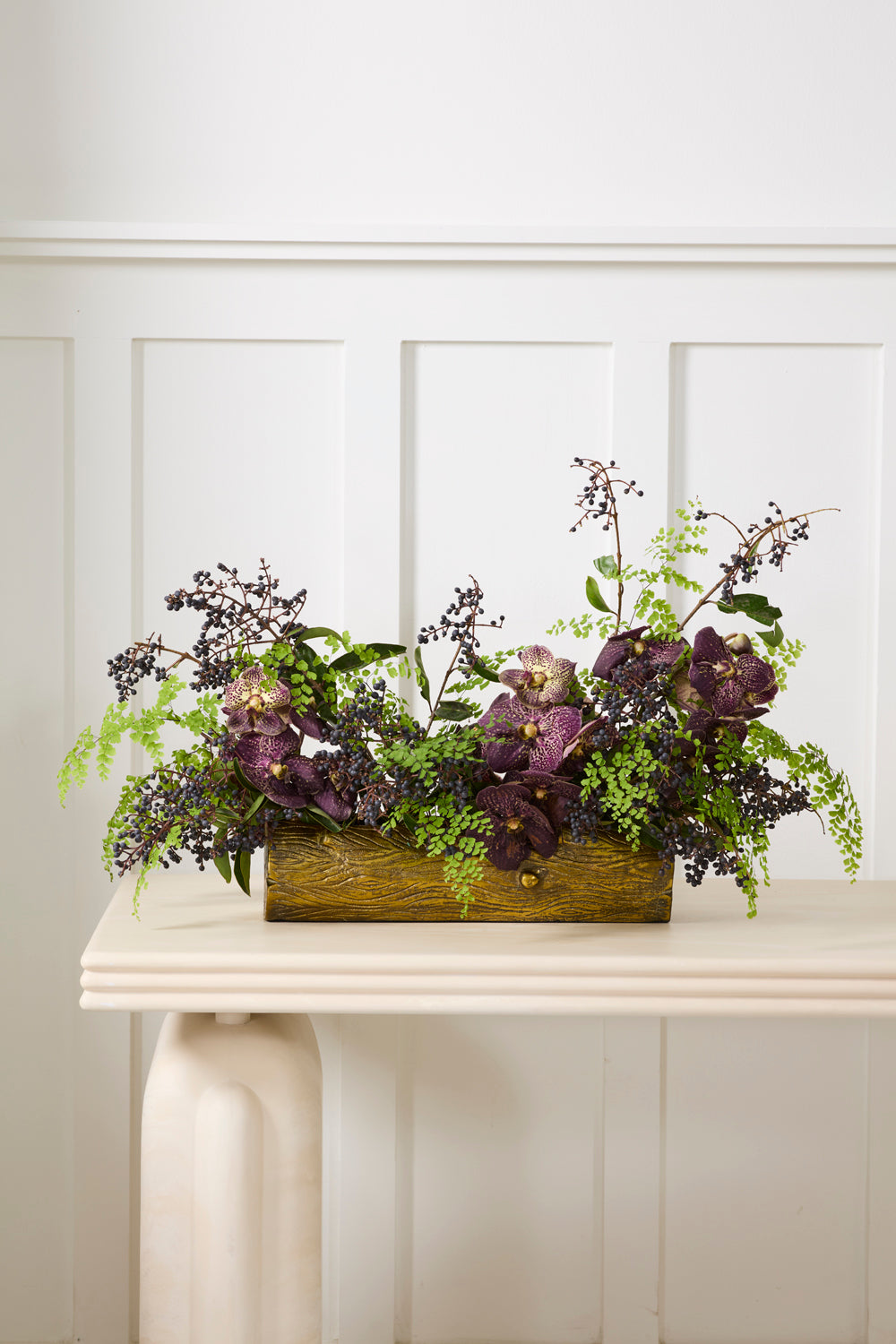 Design Shop Winter Forest Trough 16.25"x 4.5"x 4.25"