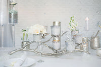 Design Shop Silver Wildwood Branch, 40.5" X 13.5"