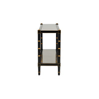 Chelsea House Conner Cane Console - Black