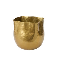 Design Shop Gold Novella Pot, 13.25" X 12.5".