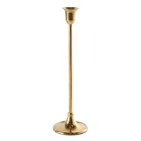 Design Shop Gold Antique Candlestick, 3.25" X 11", Set of 2.