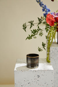 Design Shop Black Norman Collection Pot, 3.25" X 3", Set of 6.