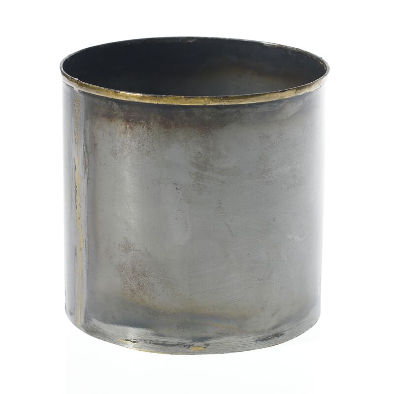 Design Shop Black Norman Collection Pot, 6.25" X 6".