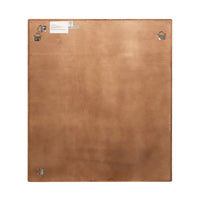 Design Shop Hampton Rectangle Coconut Shell Mirror, 26"H, White Patina