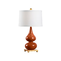 Wildwood Whitney Lamp - Dark Autumn Orange