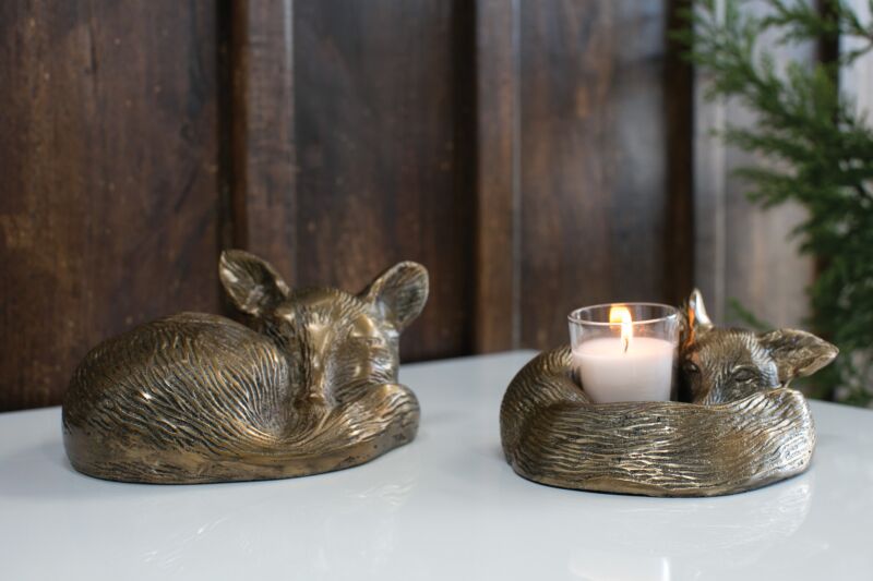 Design Shop E+E Sleepy Eloise Candleholder 6.5"x 3"