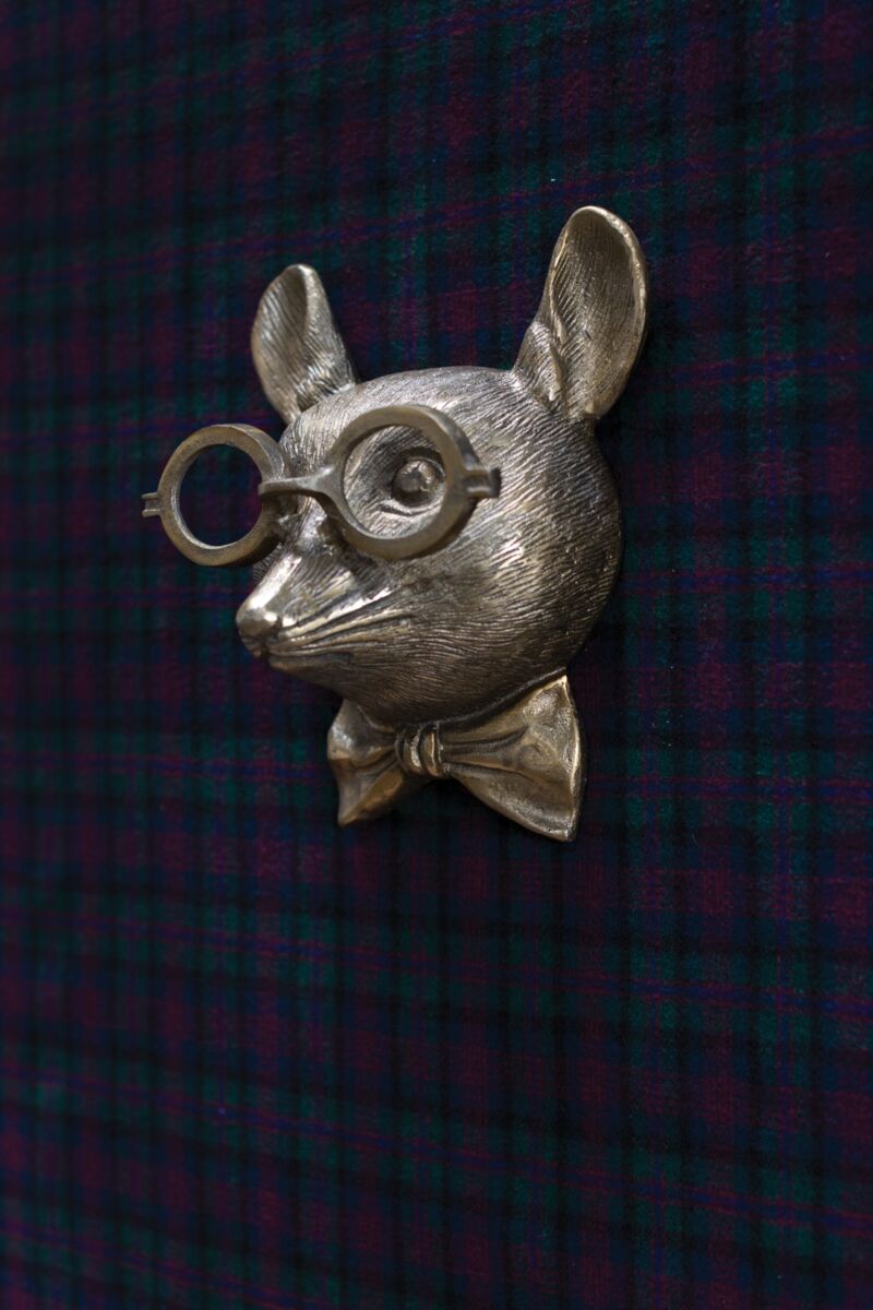 Design Shop Antique-Gold E+E Emerson Wall Mount Louie, 8.25" X 10.5".