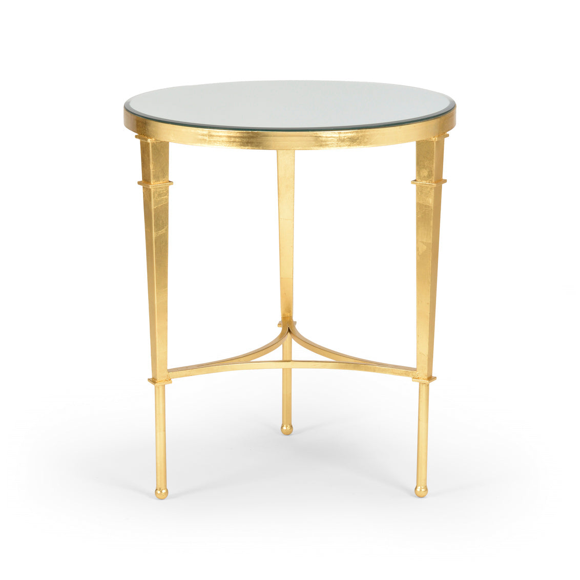 Chelsea House Round Regent Table - Gold