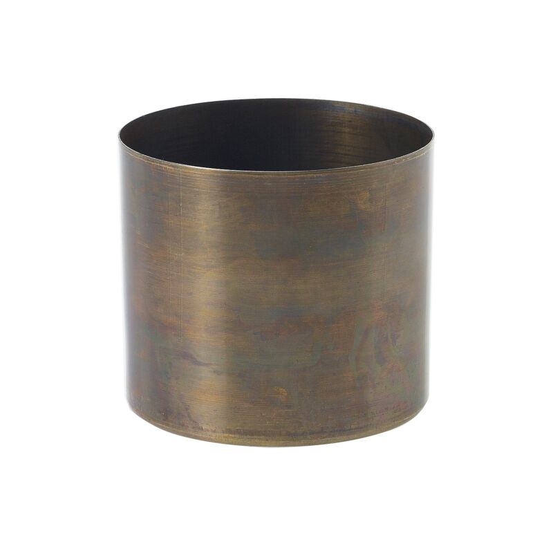 Design Shop Bronze Lincoln Collection Pot, 3.25" X 3", Set of 6.
