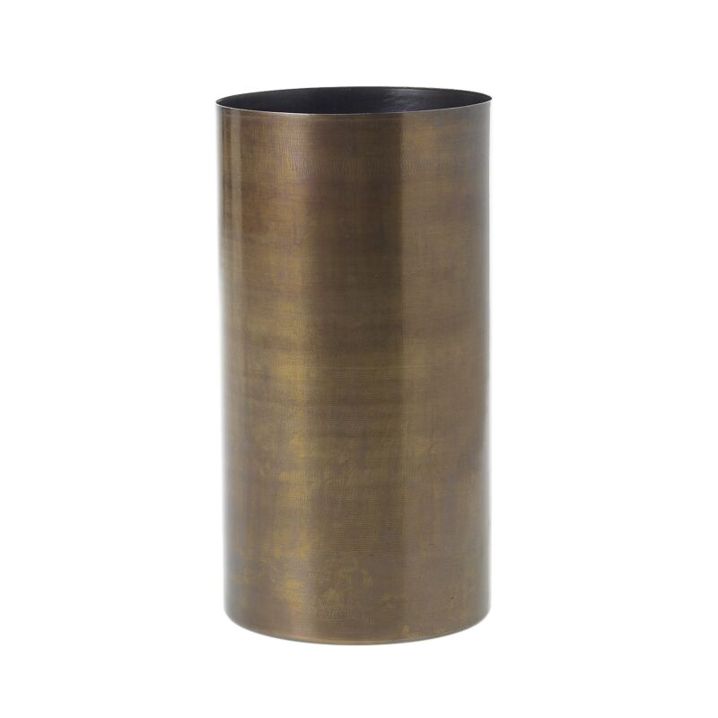 Design Shop Bronze Lincoln Collection Vase, 4" X 7.5".