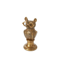 Design Shop Antique-Gold E+E Bust Collection Louie, 5" X 12.75". Bowtied Mouse.