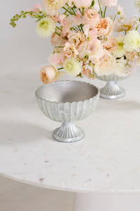 Design Shop Scallop Compote 8.5"x 6.25"