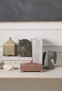 Design Shop Equina Bookend Set of 2 - 10.75"x 5"x 7"