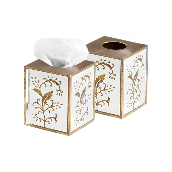 Chelsea House Madison Mirrored Tissue Box (Pr)