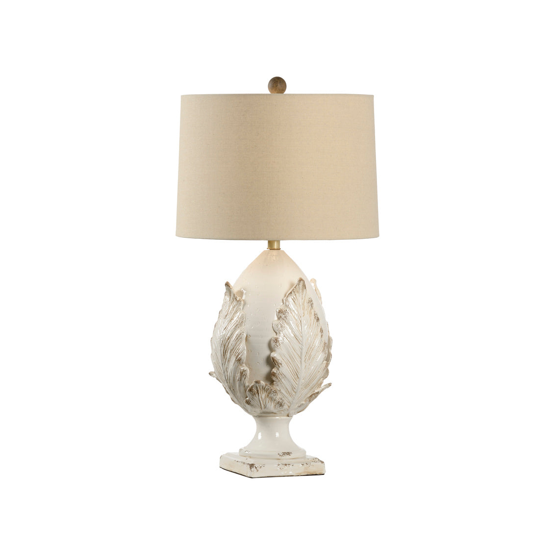 Chelsea House Small Cream Artichoke Lamp