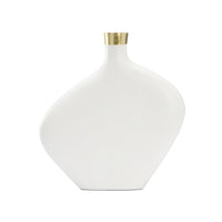 Chelsea House Asymmetric Vase - White (Lg)