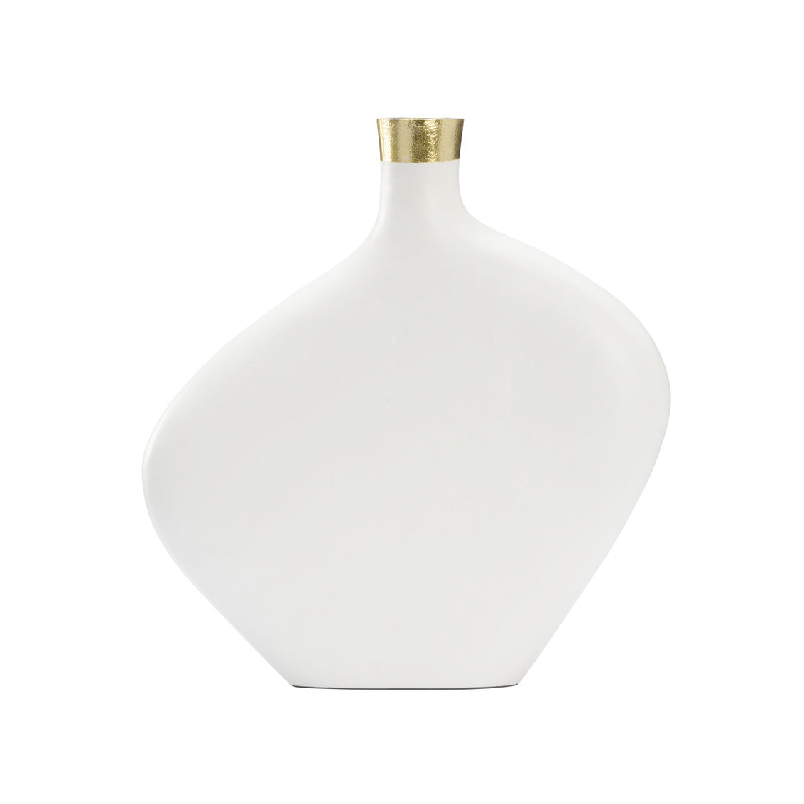 Chelsea House Asymmetric Vase - White (Lg)