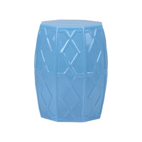Chelsea House Andreu Garden Stool - Blue